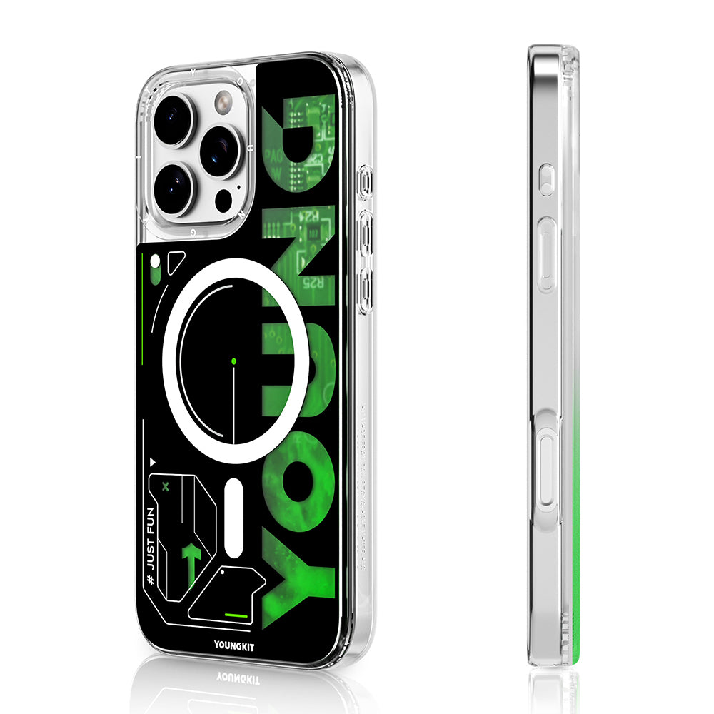 Youngkit Future Streamer iPhone 16 Pro Magsafe Şarj Özellikli Airbagli Çift Katmanlı Serisi Telefon Kılıfı-1 Youngkit Future Streamer iPhone 16 Pro Magsafe Şarj Özellikli Airbagli Çift Katmanlı Serisi Telefon Kılıfı-1